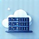 Icona di un server cloud